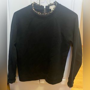 J.Crew ruffle neck sweater